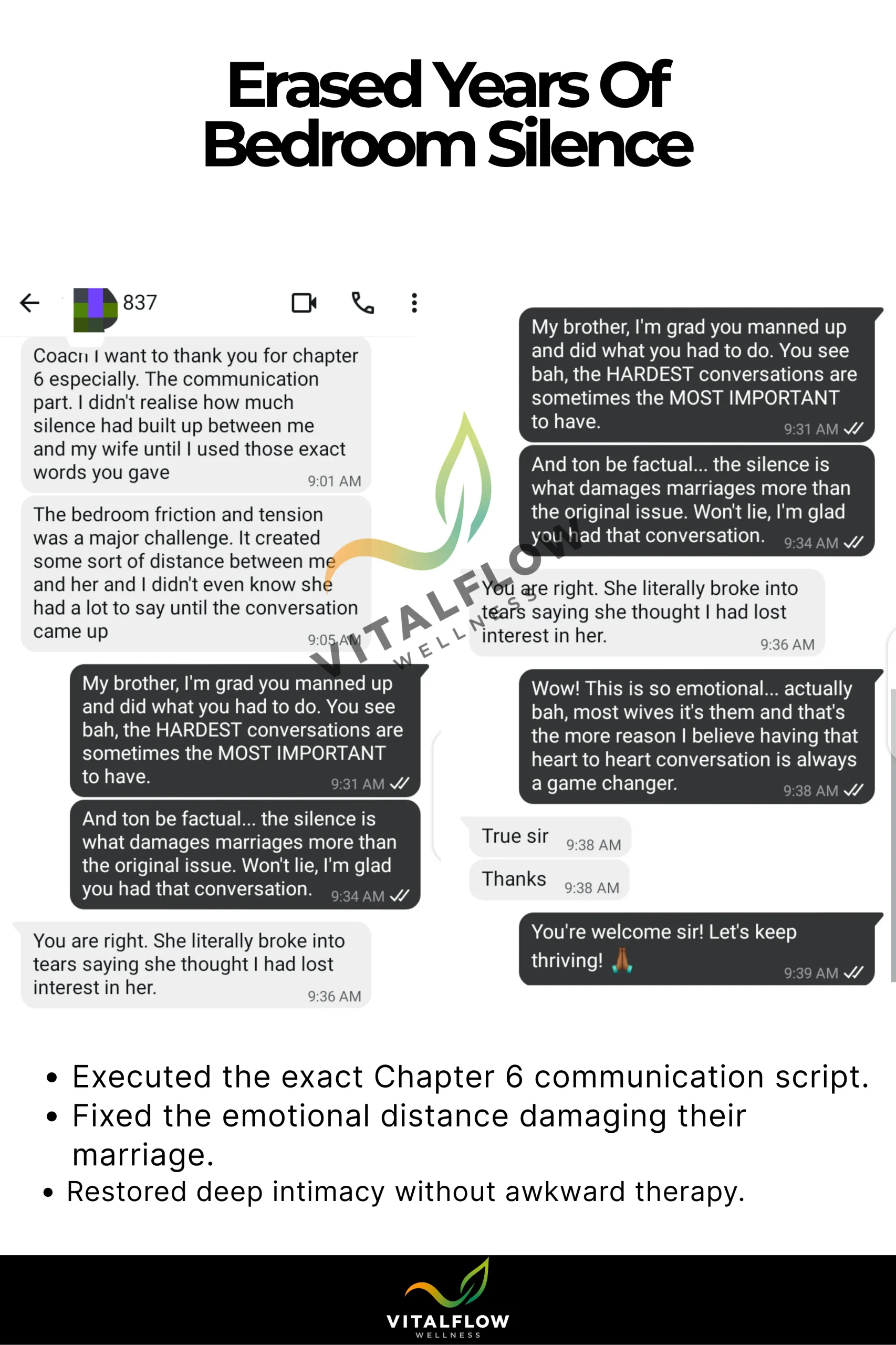 VitalFlow Wellness WhatsApp Success Story 3